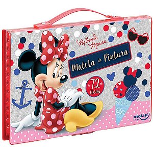 Maleta para Pintura Minnie Completa PLAST. 72ITENS