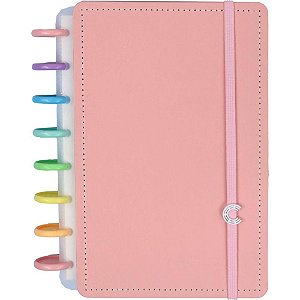 Caderno Inteligente Agenda A5 Rainbow Rose Permanente