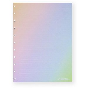 Caderno Inteligente Refil Grande Rainbow 120G.30FLS.