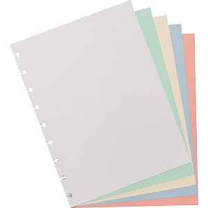 Caderno Inteligente Refil Medio Colorido 80G.50FLS.