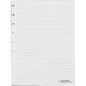Caderno Inteligente Refil Medio Pautado 90G. 50FLS.