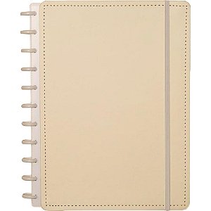 Caderno Inteligente Grande Amarelo Pastel 80F