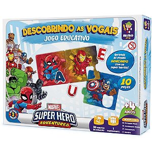 Brinquedo Educativo Marvel Descobrindo as Vogais
