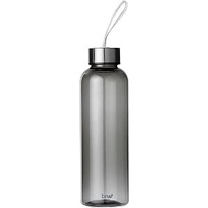 Garrafa Plastica C/ALCA 500ML Cinza