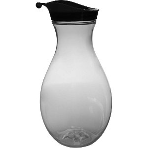 Garrafa Plastica FAT Tampa Preta 1200ML