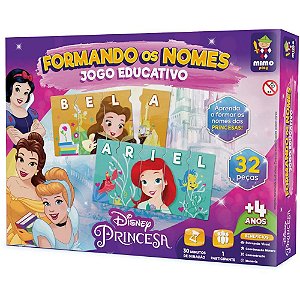 Brinquedo Educativo Princesas Formando Nomes 32PEC