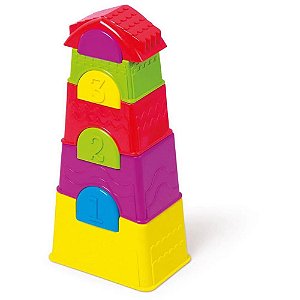Brinquedo Didático Torre Maluca - Calesita 730