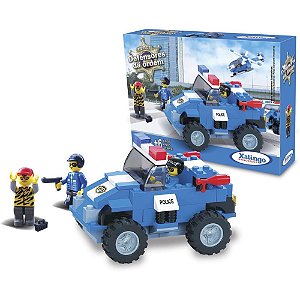 Brinquedo para Montar Defensores ORDEM Policia 119PC