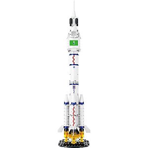 Brinquedo para Montar Foguete Espacial 292PCS