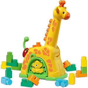 Brinquedo Educativo Girafa Atividades C/BLOCOS AM