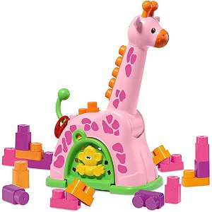 Brinquedo Educativo Girafa Atividades C/BLOCOS RS