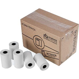 Bobina Termica 57MMX15M Branca 48G CX C/30  - Rio Branco