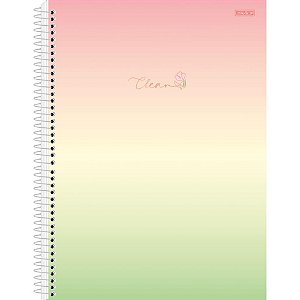 Caderno 01X1 Capa Dura Clean 80F PCT.C/04