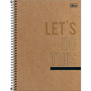 Caderno 01X1 Capa Dura Kraftwork 80FLS.