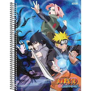 Caderno 01X1 Capa Dura Naruto 80F