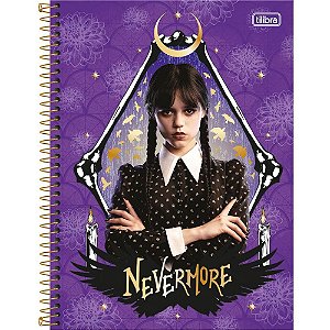 Caderno 01X1 Capa Dura Wandinha 80FLS.