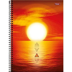 Caderno 10X1 Capa Dura 4 Elementos 160FLS.