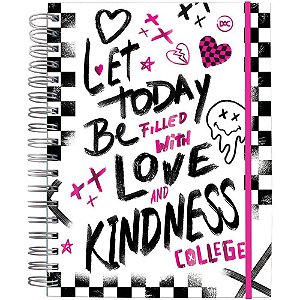 Caderno 10X1 Capa Dura College SMART 80F C/ELASTICO