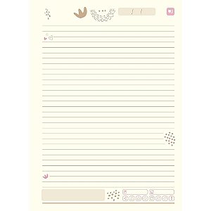 Caderno 10X1 Capa Dura LA Creme 160FLS. (7894494190131)