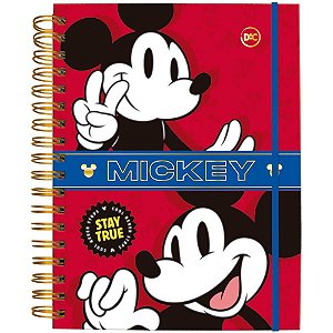 Caderno 10X1 Capa Dura Mickey SMART 80F.C/ELASTICO