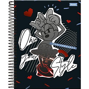 Caderno 10X1 Capa Dura Minnie 160FLS.