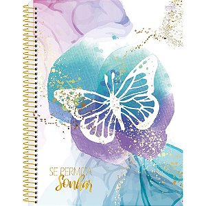 Caderno 10X1 Capa Dura Mulher 160F