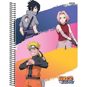 Caderno 10X1 Capa Dura Naruto 160F