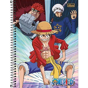 Caderno 10X1 Capa Dura ONE Piece 160FLS.