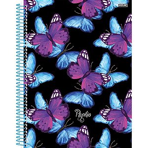 Caderno 10X1 Capa Dura Papilio 160F