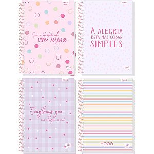 Caderno 10X1 Capa Dura Poa 160 Folhas