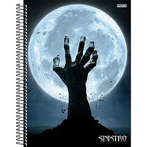 Caderno 10X1 Capa Dura Sinistro 160F