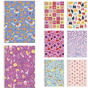 Caderno 12X1 Capa Dura POP Collection 240FLS.