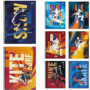 Caderno 20X1 Capa Dura JUMP 400 Folhas