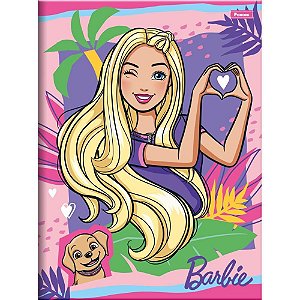 Caderno Brochurao Capa Dura Barbie 80FLS.