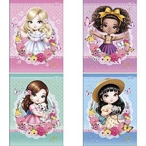 Caderno Brochurao Capa Dura Jolie 80FLS. PCT.C/05