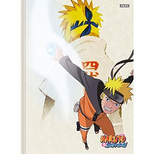 Caderno Brochurao Capa Dura Naruto 80F C/ADESIVOS