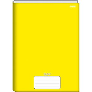Caderno Brochurao Capa Dura STIFF 48 Folhas Amarelo