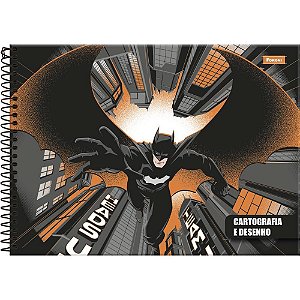 Caderno Desenho UNIV Capa Dura Batman 80FLS.