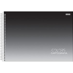 Caderno Desenho UNIV Capa Dura Colors Sortido 60F Espiral