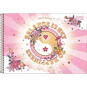 Caderno Desenho UNIV Capa Dura GYPSY 80FLS.