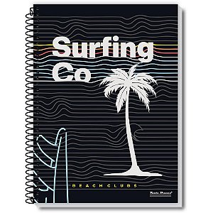 Caderno Espiral 1/4 Capa Dura ROX Masculino 48FLS.