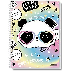Caderno Espiral 1/4 Capa Dura Uau Feminino 96FLS.