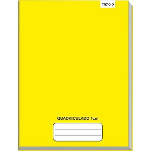 Caderno Quadriculado 1/4 1X1CM 96F Brochura C.D. Amarel
