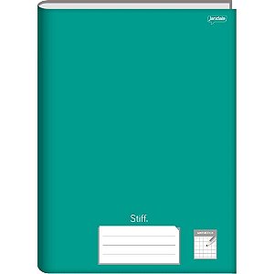 Caderno Quadriculado Univers. 7X7MM 96F Brochurao Verde CD