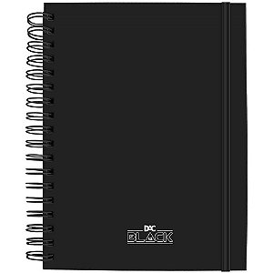 Caderno 10X1 Capa Dura ALL BLACK SMART 80F.C/ELASTICO