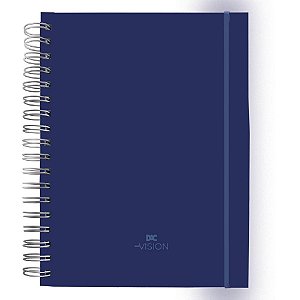 Caderno 10X1 Capa Dura Vision SMART Azul 80F.C/ELAST.