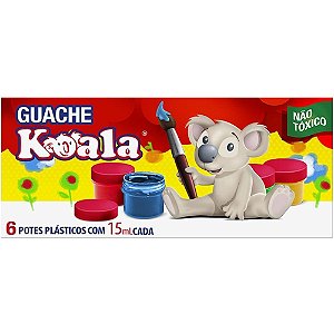 Tinta Guache 015ML 06 Cores Koala