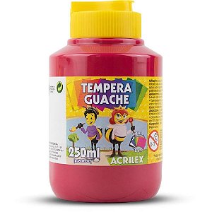 Tinta Guache 250ML Magenta PCTE C/3 Acrilex