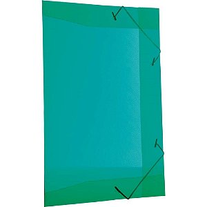 Pasta ABA Elastica Plastica Oficio Verde Delloline