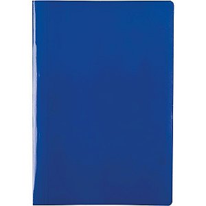 Pasta Grampo Trilho Papel Oficio Azul Delloplex